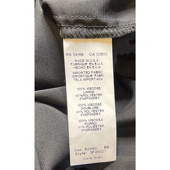 Fifteen Twenty Tie Sleeve Black Dress NWT XS - Picture 6 of 6